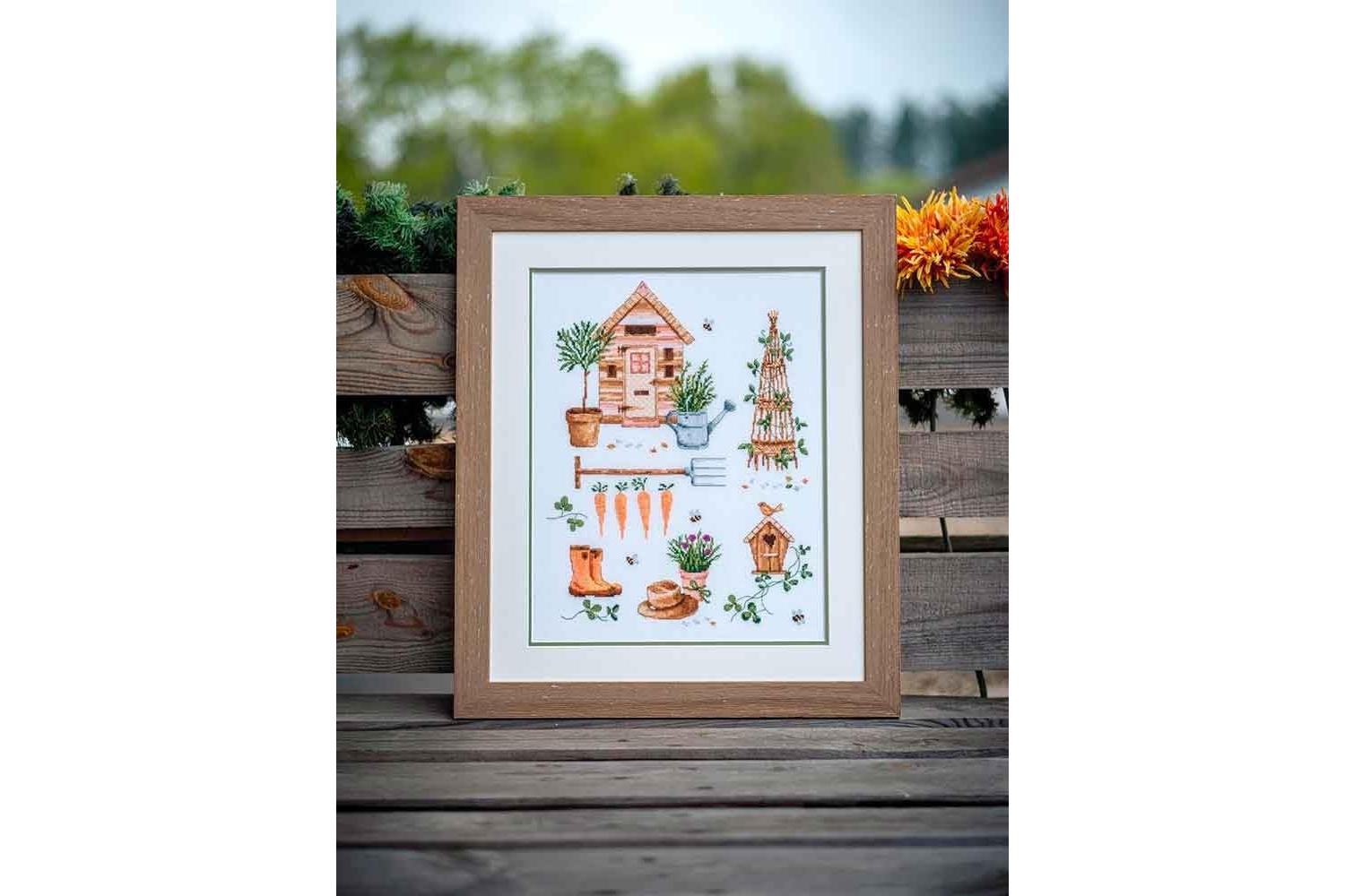 Vervaco Gro-pn-0197085 - Garden - Counted Cross Stitch Kit G-2