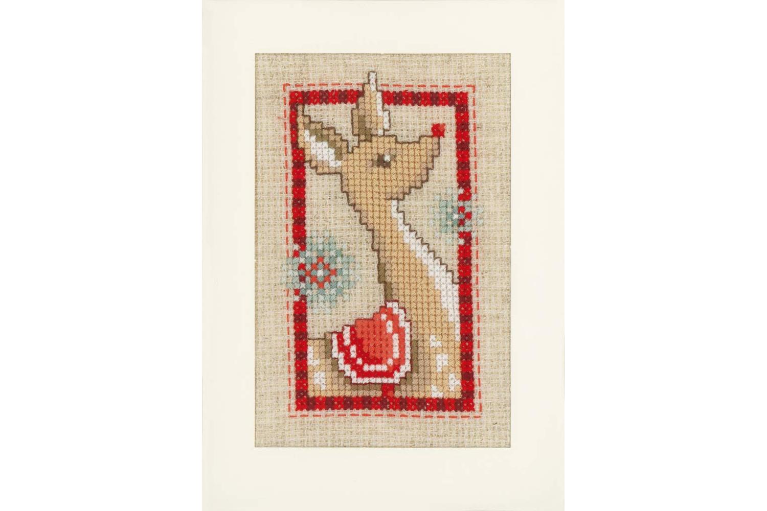 Vervaco Gro-pn-0154080 - Counted Cross Stitch Kit Greeting C-3