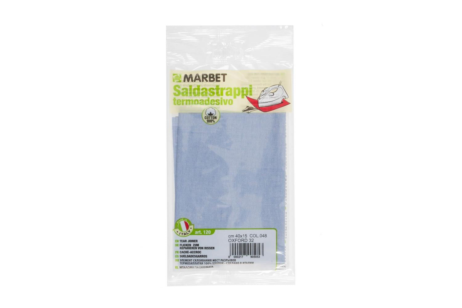 Marbet Gro-mb120.048 - Mending Fabric Iron-on 40 X 15cm Oxfo