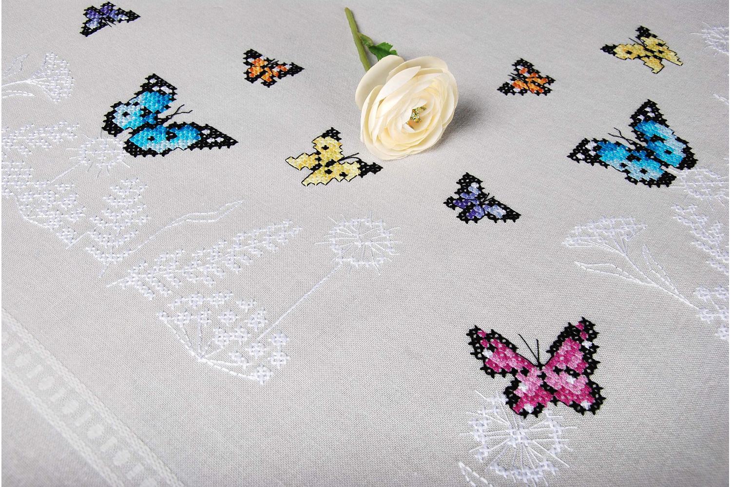 Vervaco Gro-pn-0179025 - Emb Tclth Bfly Dance - Embroidery K