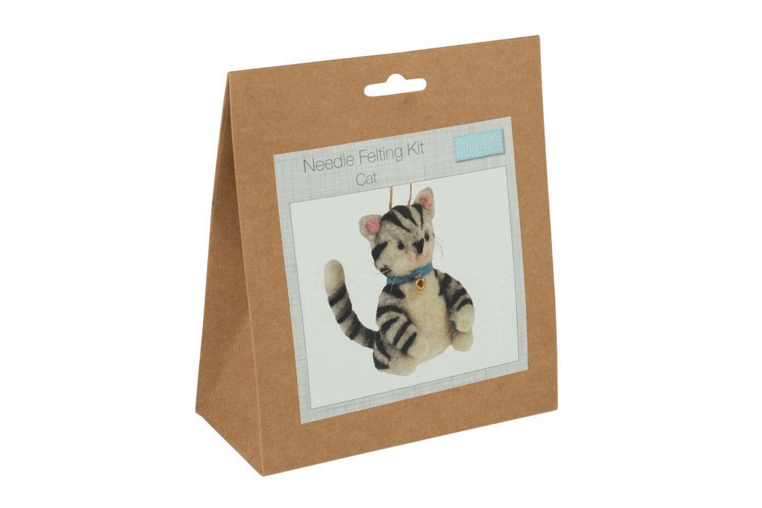Trimits Gro-tck025 - Nfelting Cat - Needle Felting Kit Cat -