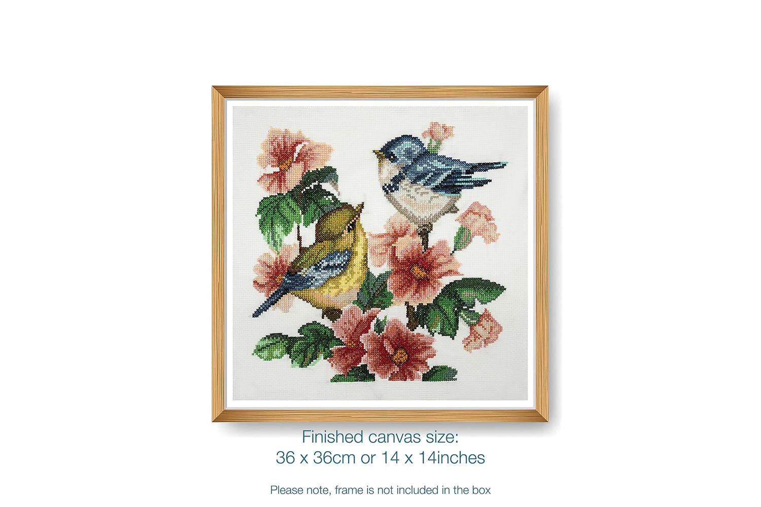 Trimits Gro-gcs95 - Xstitch Bird - Counted Cross Stitch Kit-3