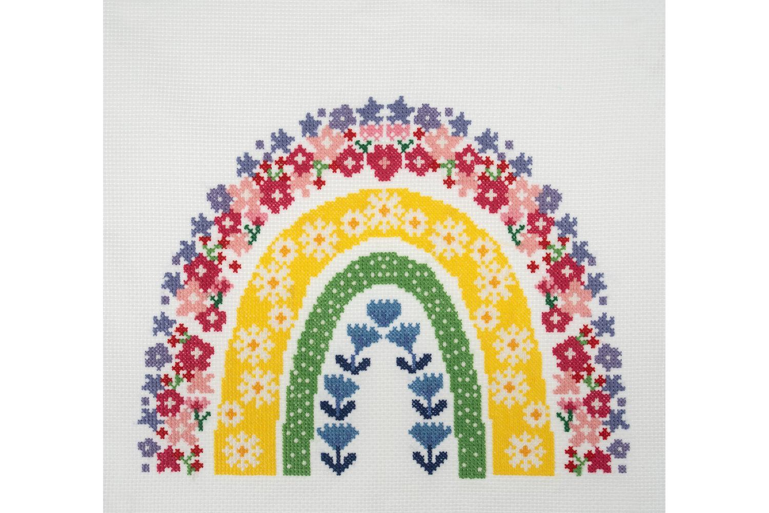 Trimits Gro-gcs97 - Xstitch Rainbow - Counted Cross Stitch K-2