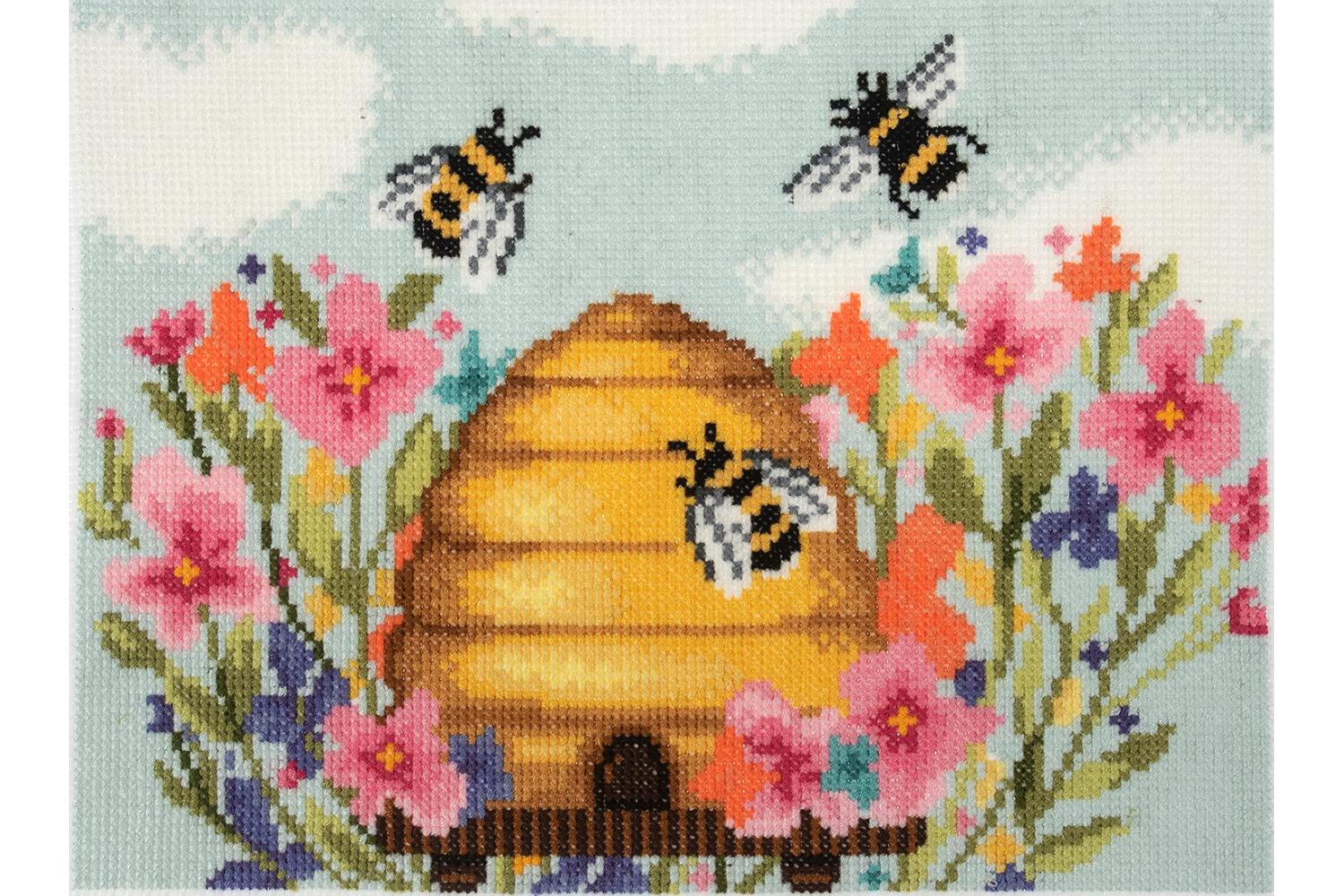 Trimits Gro-gcs98 - Xstitch Modern Bee - Counted Cross Stitc-2
