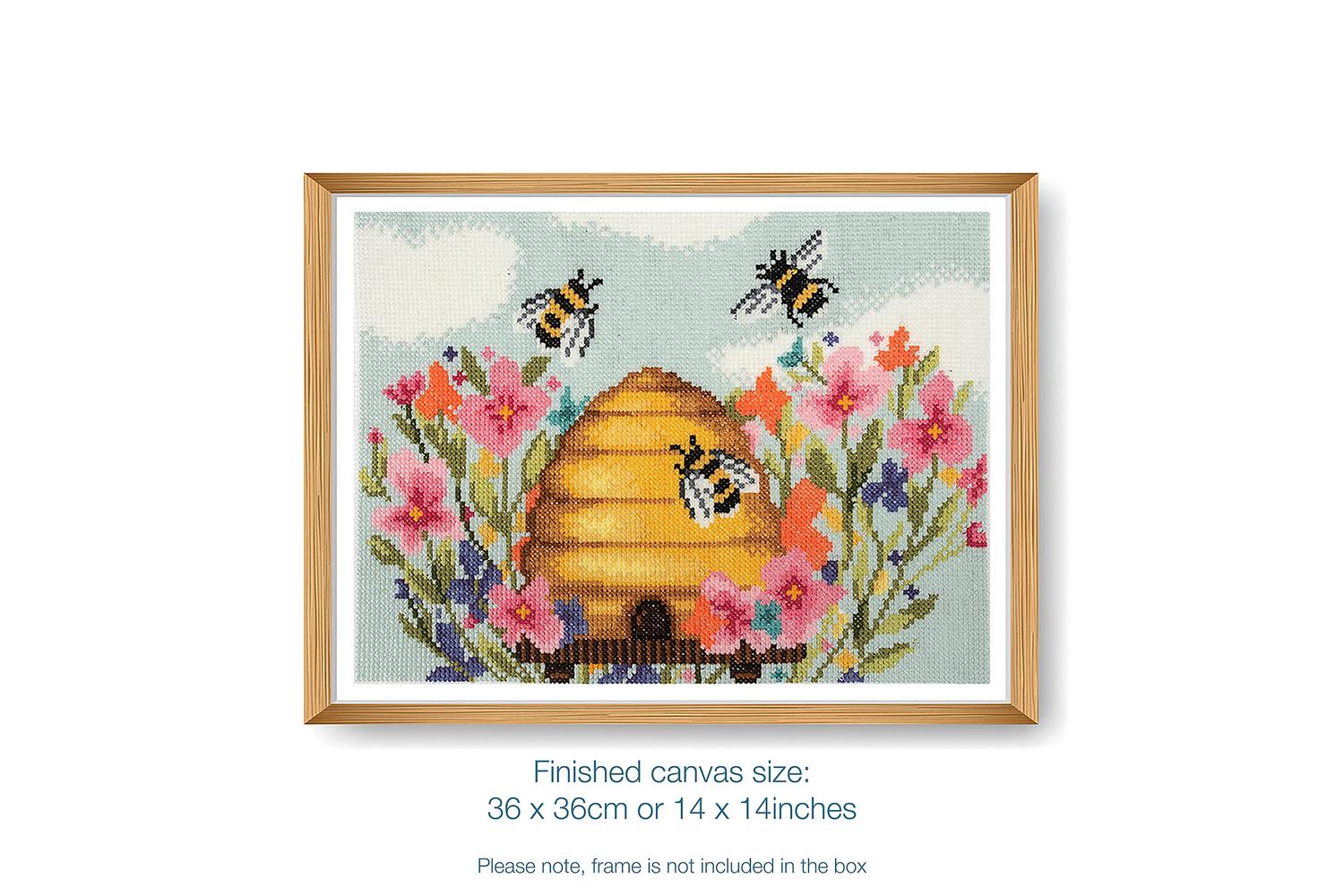 Trimits Gro-gcs98 - Xstitch Modern Bee - Counted Cross Stitc-3