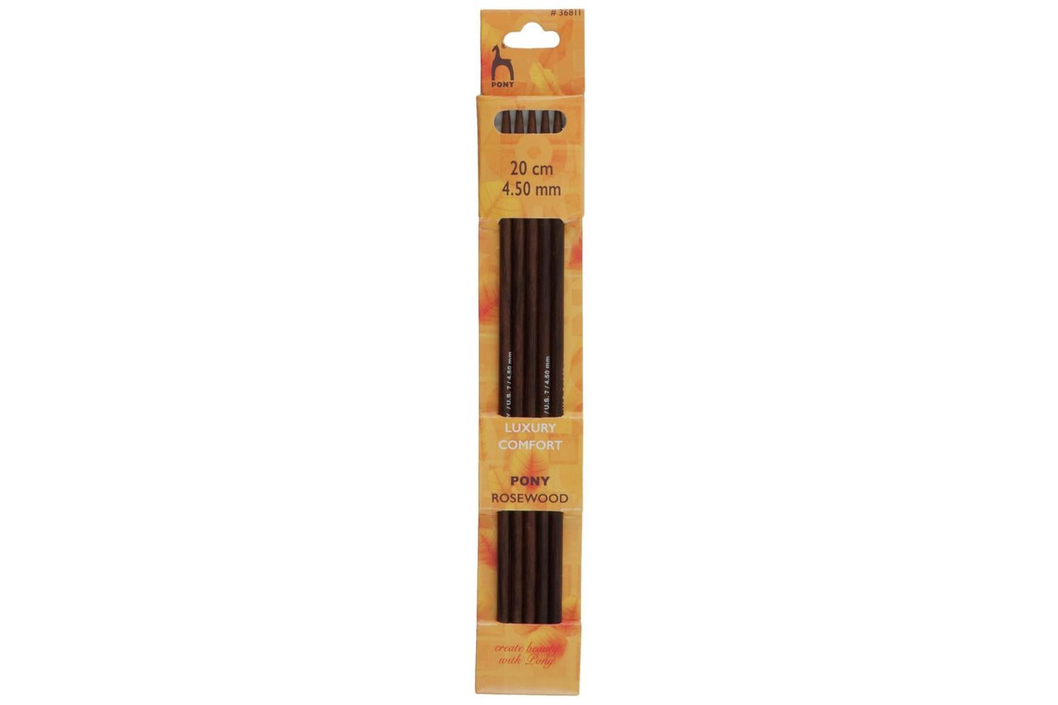 Pony Gro-p36811 - Rwood Kp De 20cmx450 - Knitting Pins Doubl