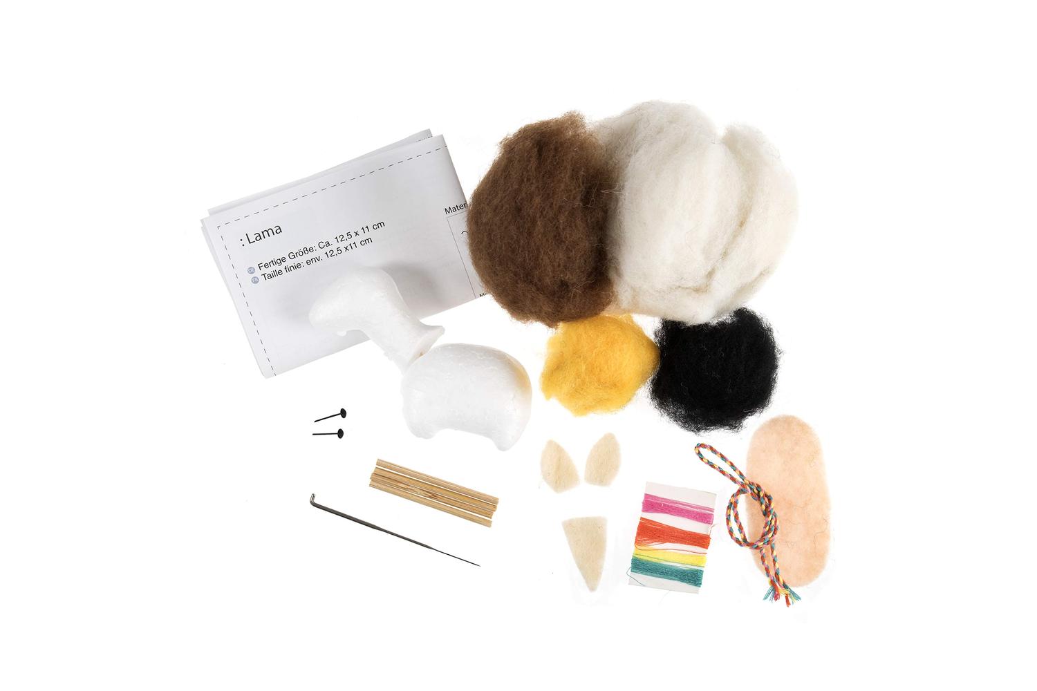 Trimits Gro-tck005 - Nfelting Llama - Needle Felting Kit Lla-2