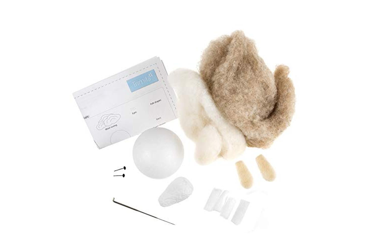 Trimits Gro-tck003 - Nfelting Sheep - Needle Felting Kit She-2