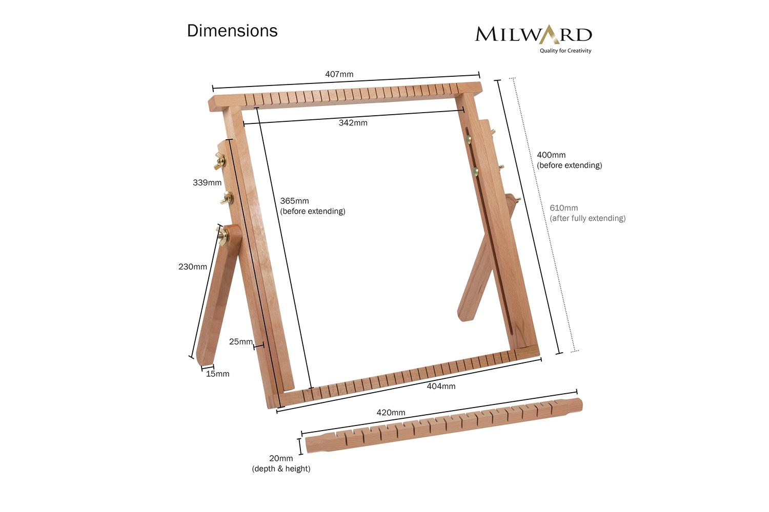 Milward Gro-2519020 - Extendable Wloom - Weaving Loom Extend-4