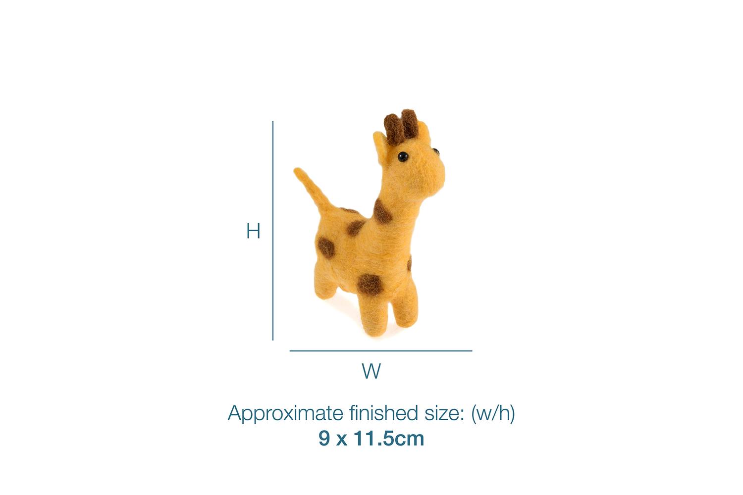 Trimits Gro-tck001 - Nfelting Giraffe - Needle Felting Kit G-4
