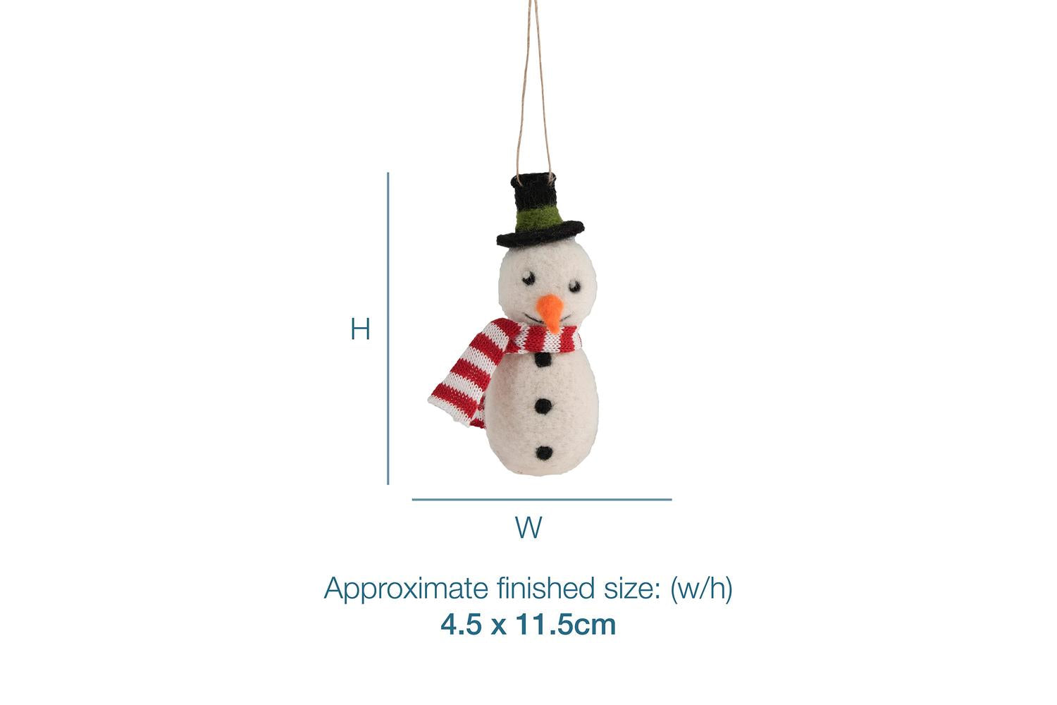 Trimits Gro-tck008 - Nfelting Snowman - Needle Felting Kit C-4