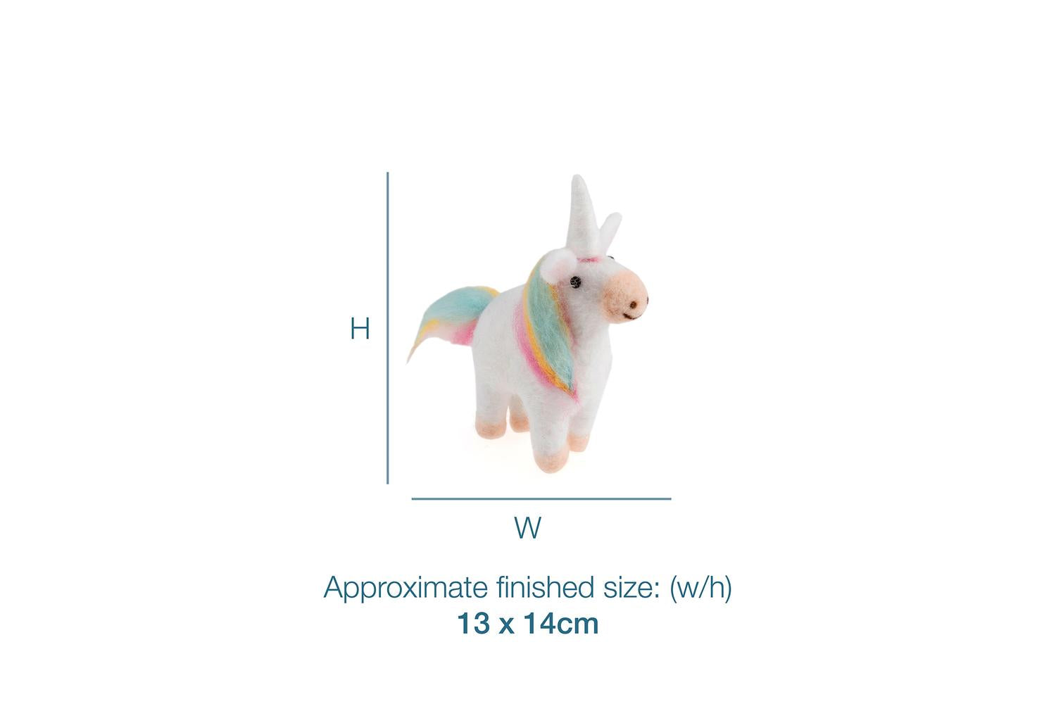 Trimits Gro-tck002 - Nfelting Unicorn - Needle Felting Kit U-3