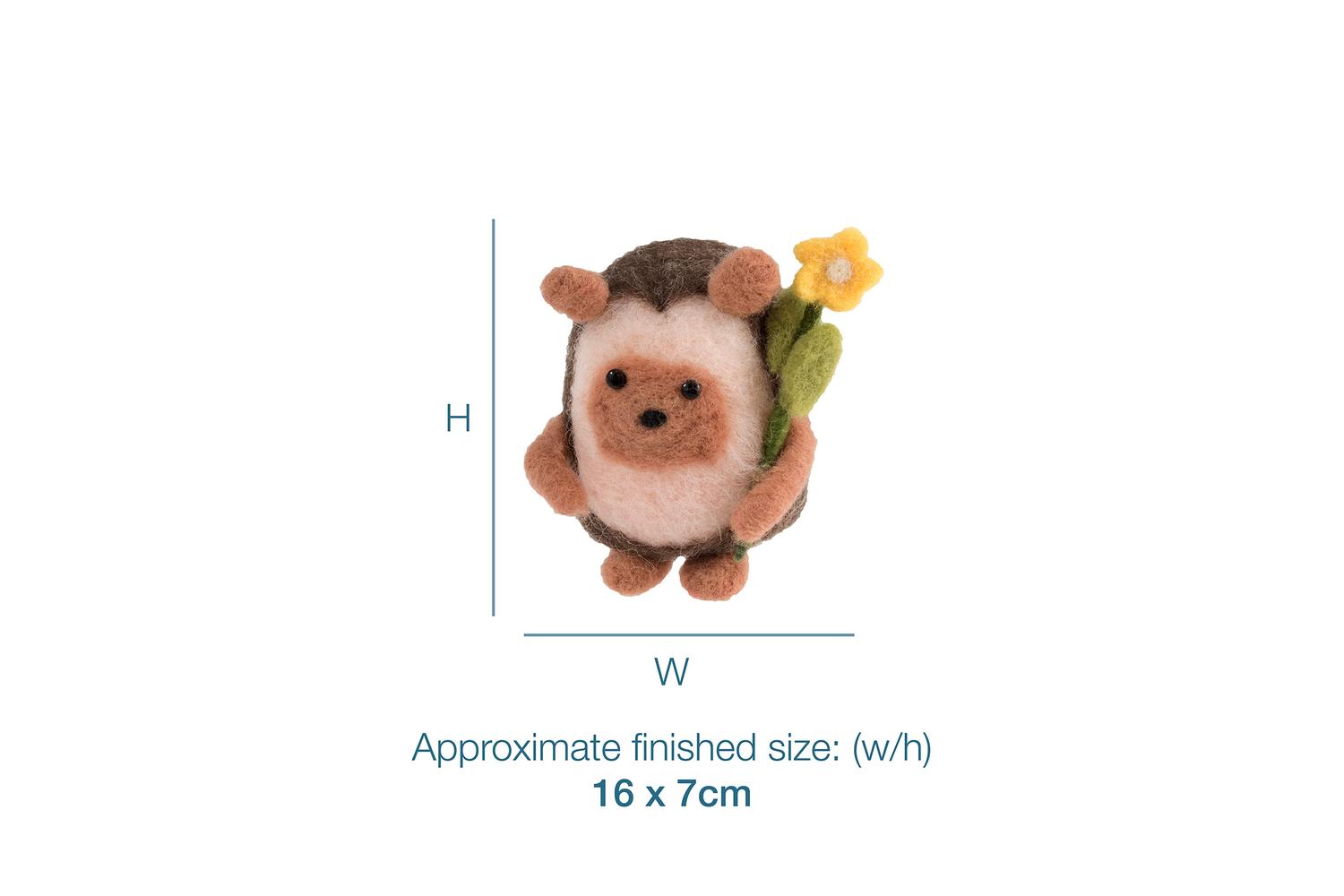 Trimits Gro-tck004 - Nfelting Hedgehog - Needle Felting Kit-4