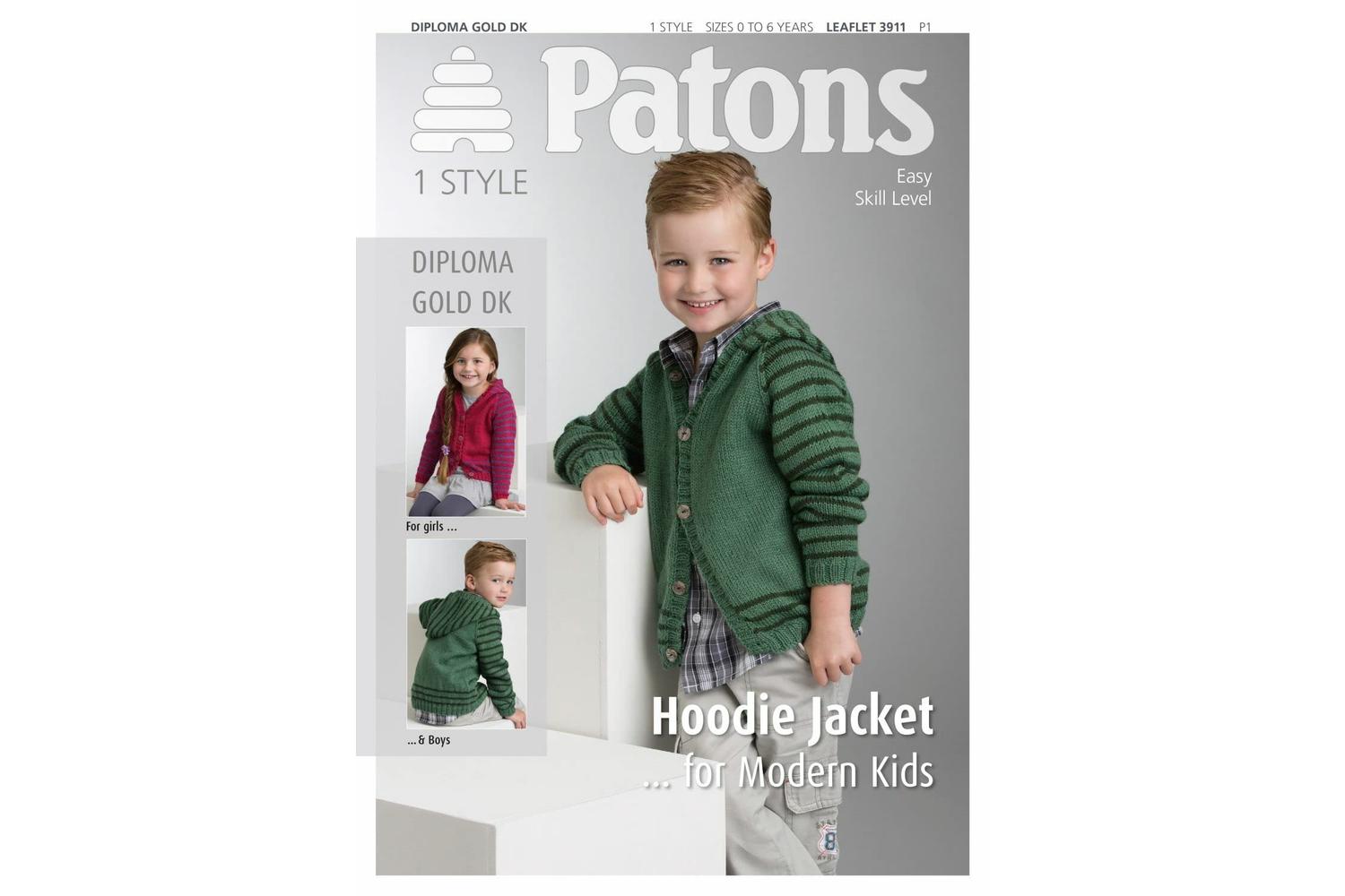 Patons Gro-pbn\3911 - Patons Knit Pat Lflt - Patons Pattern