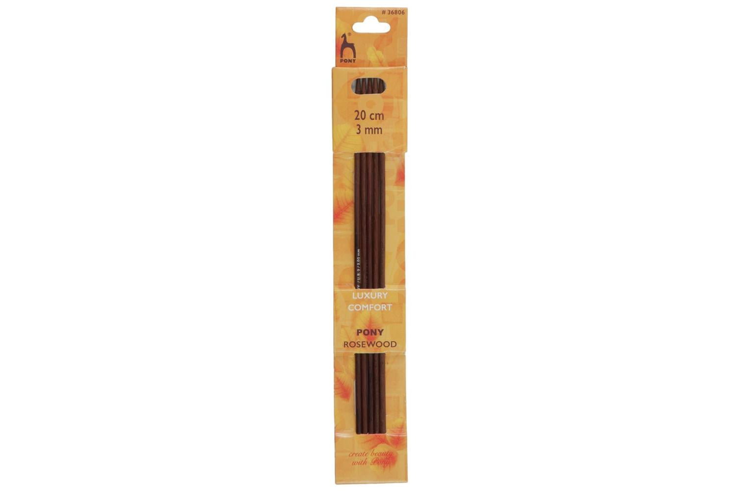 Pony Gro-p36806 - Rwood Kp De 20cmx300 - Knitting Pins Doubl