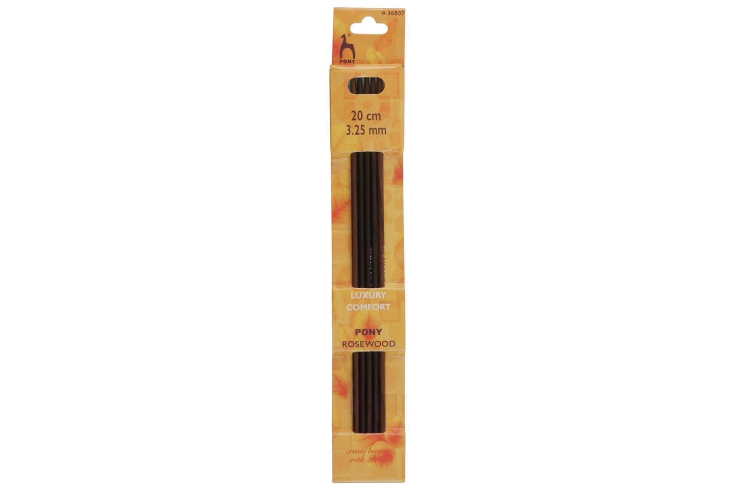 Pony Gro-p36807 - Rwood Kp De 20cmx325 - Knitting Pins Doubl