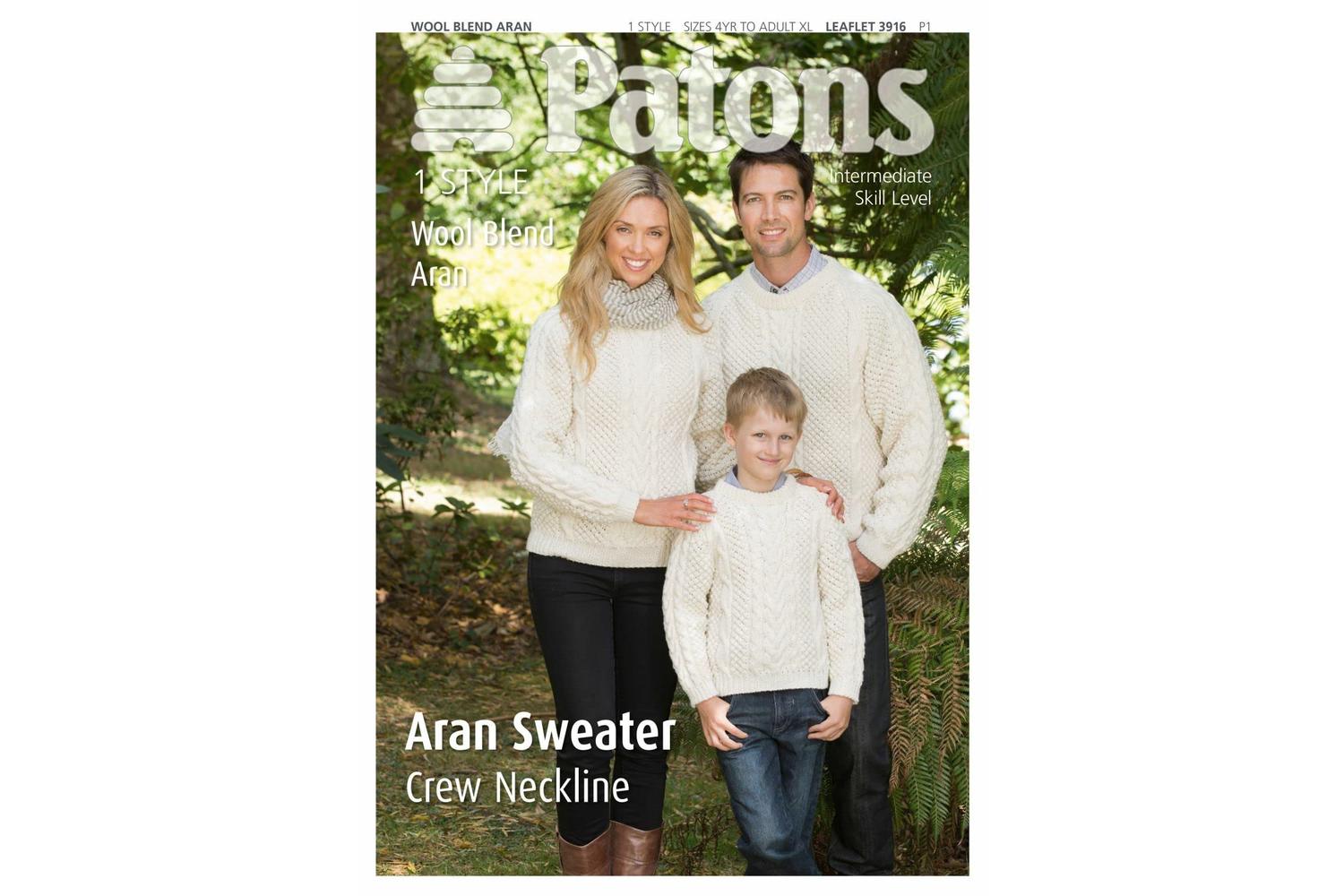 Patons Gro-pbn\3916 - Patons Knit Pat Lflt - Patons Pattern