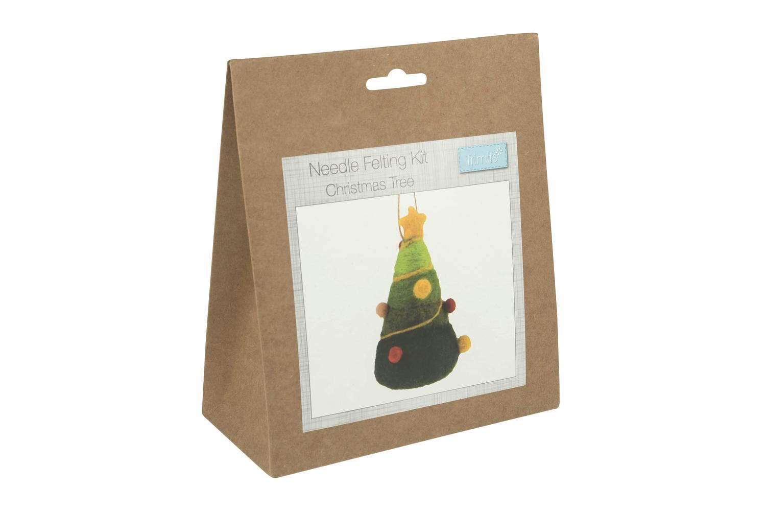 Trimits Gro-tck019 - Nfelting Xmas Tree - Needle Felting Kit-3