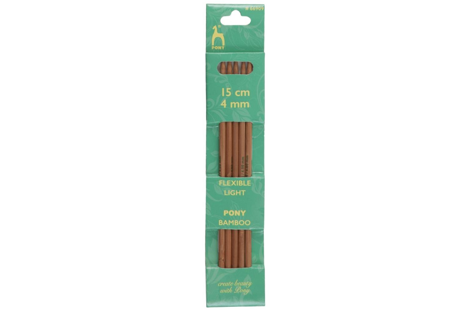 Pony Gro-p66909 - Bamb De Kp 15cmx400 - Knitting Pins Double