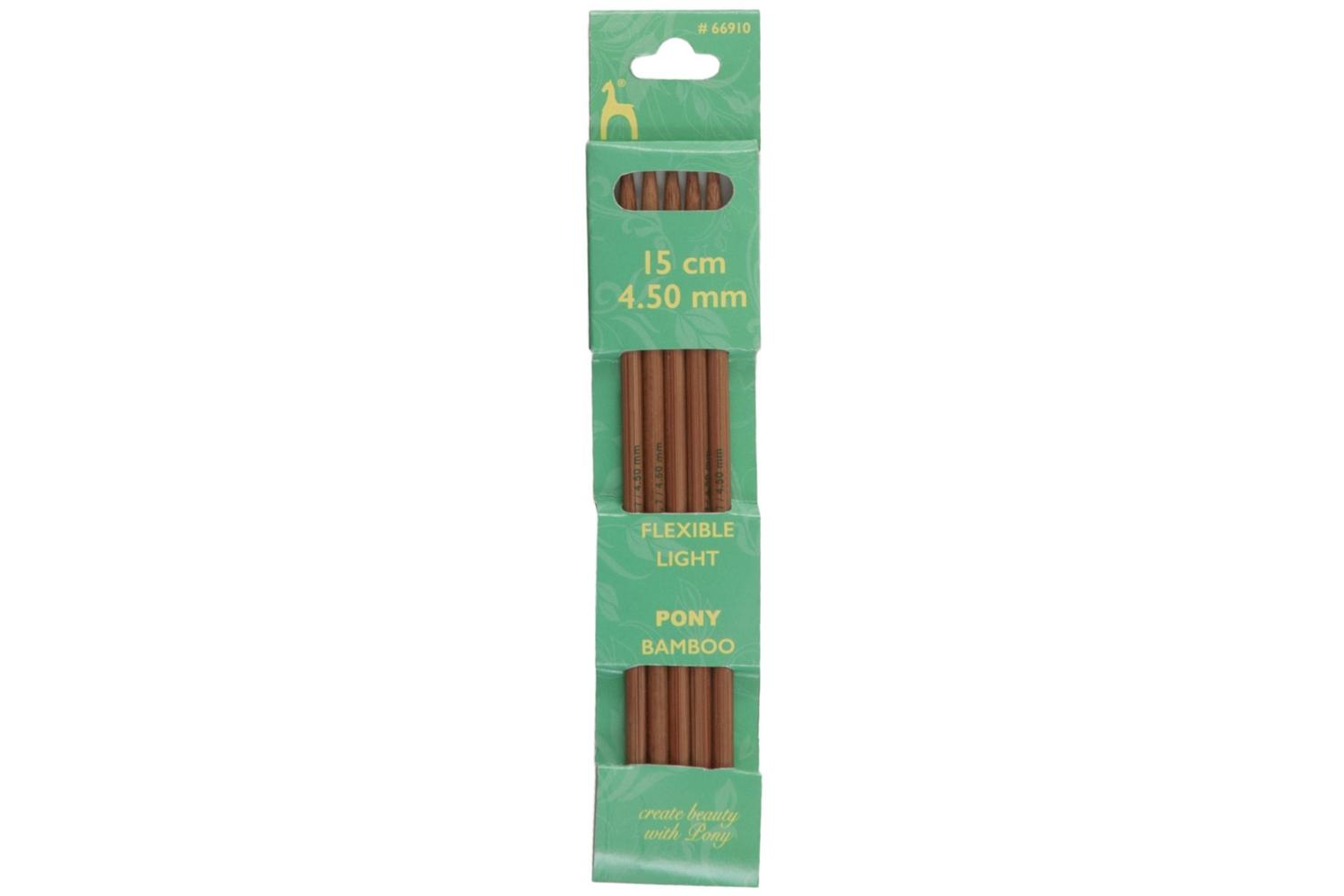 Pony Gro-p66910 - Bamb De Kp 15cmx450 - Knitting Pins Double