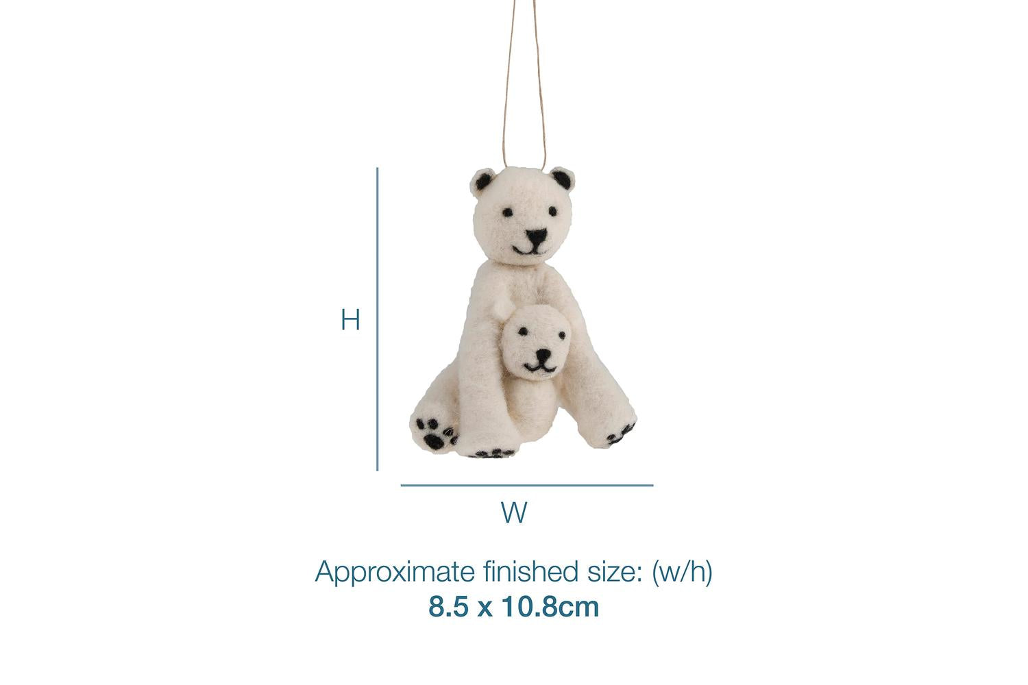 Trimits Gro-tck010 - Nfelting Polar Bear - Needle Felting Ki-4
