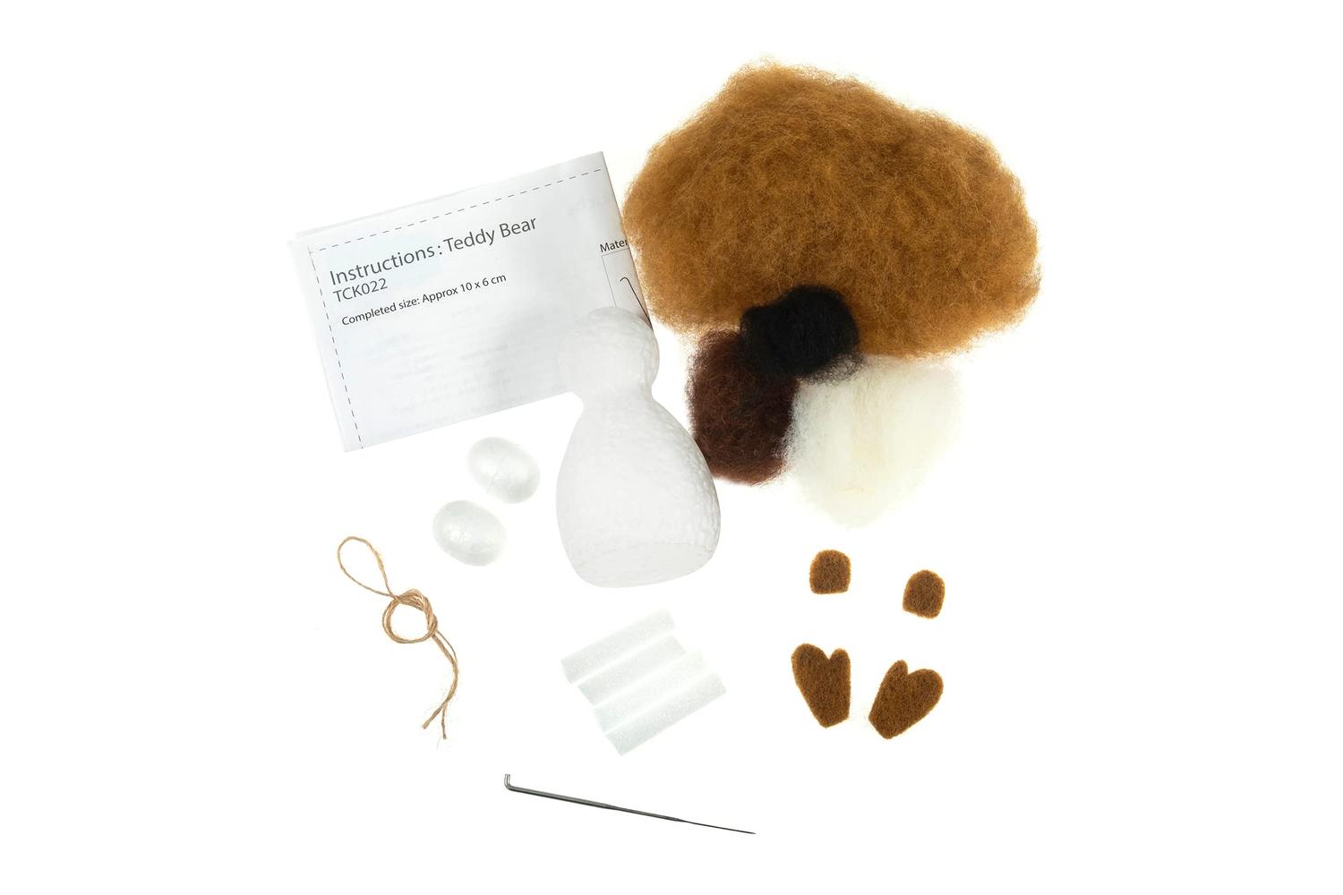 Trimits Gro-tck022 - Nfelting Teddy Bear - Needle Felting Ki-2