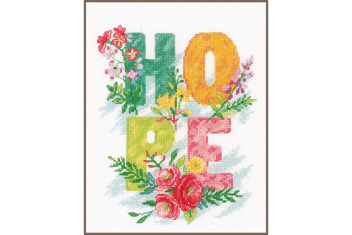 Vervaco Gro-pn-0190228 - Hope - Counted Cross Stitch Kit Hop