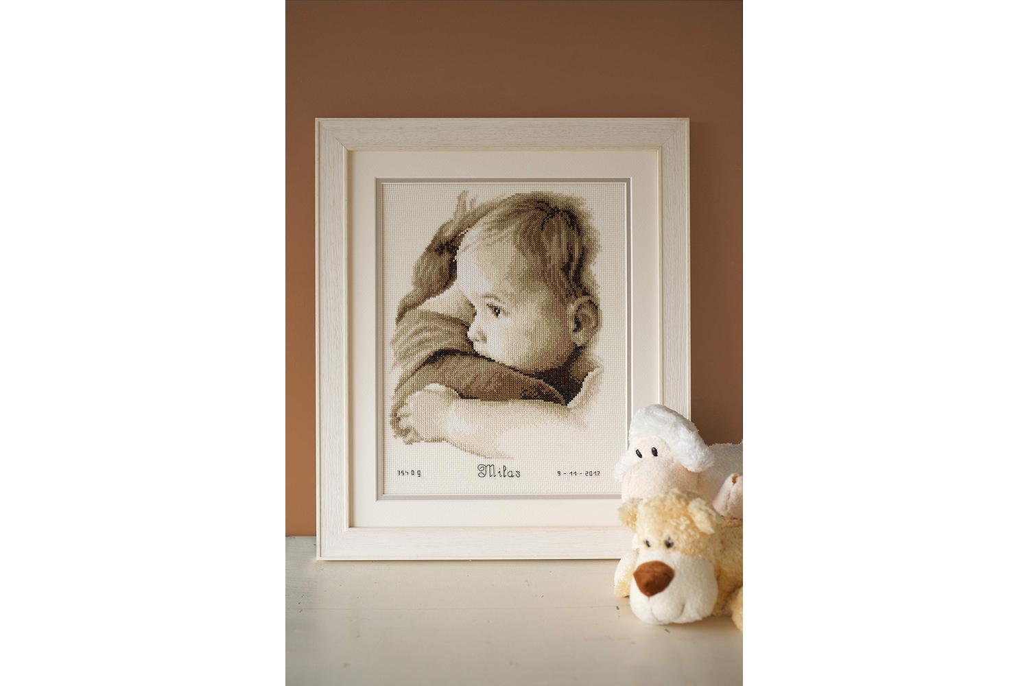 Vervaco Gro-pn-0158510 - Brec Baby Hug - Counted Cross Stitc-2