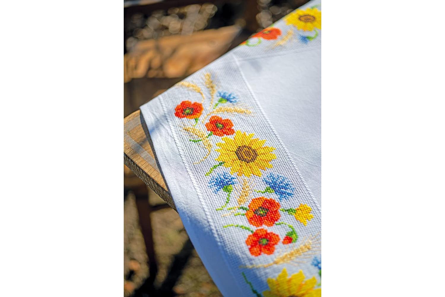 Vervaco Gro-pn-0013043 - Tcloth Wildflowers - Counted Cross