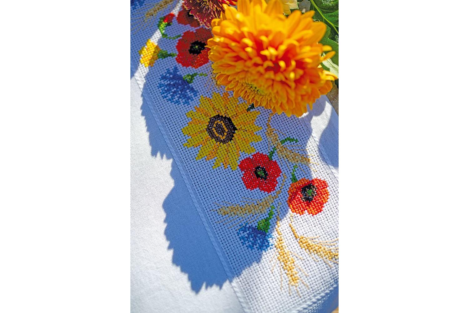 Vervaco Gro-pn-0013043 - Tcloth Wildflowers - Counted Cross-2