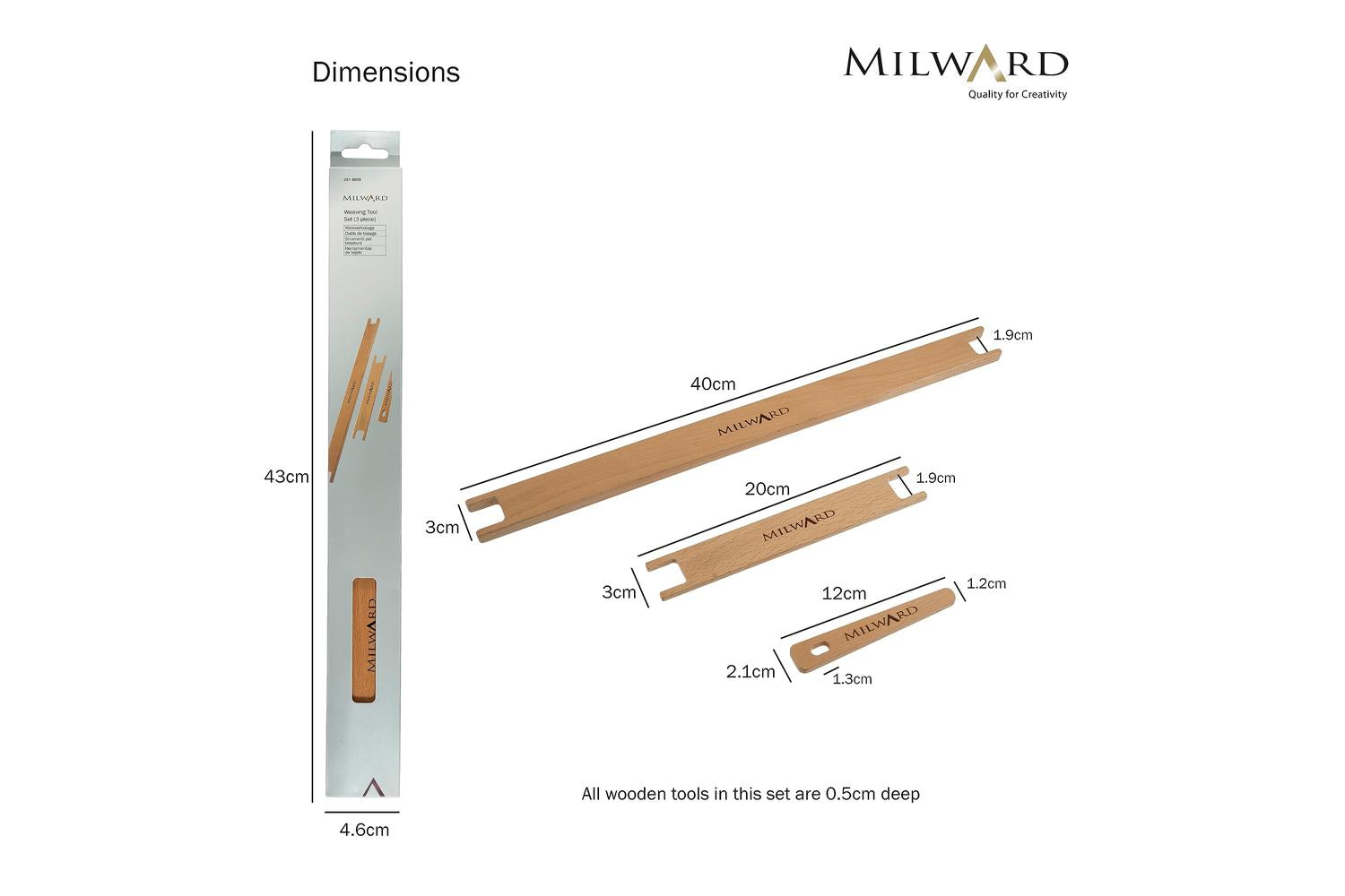 Milward Gro-2519033 - Weaving Tool Set - Weaving Tools Set B-4