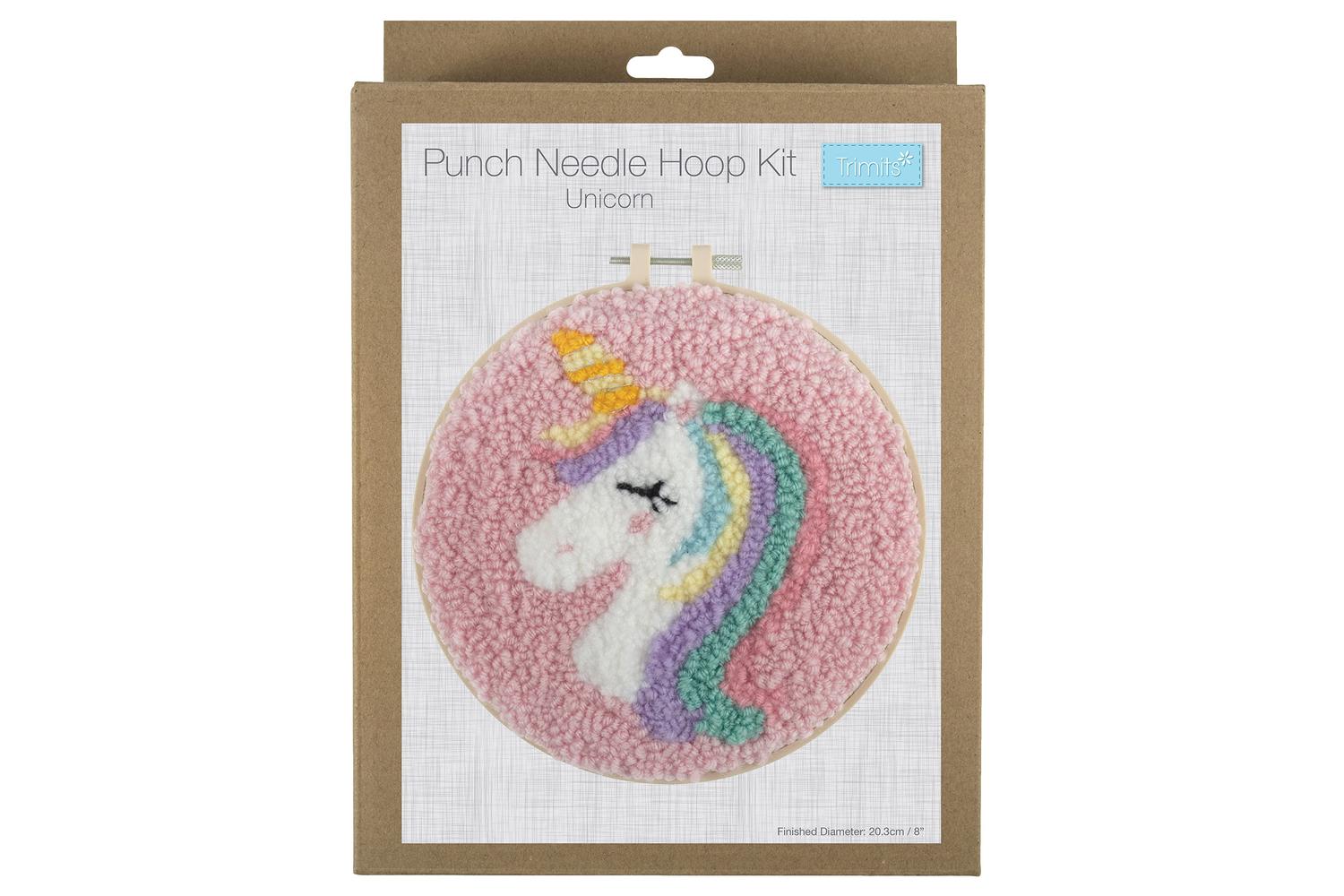 Trimits Gro-gck191 - Pneedle Unicorn - Punch Needle Kit Yarn-2