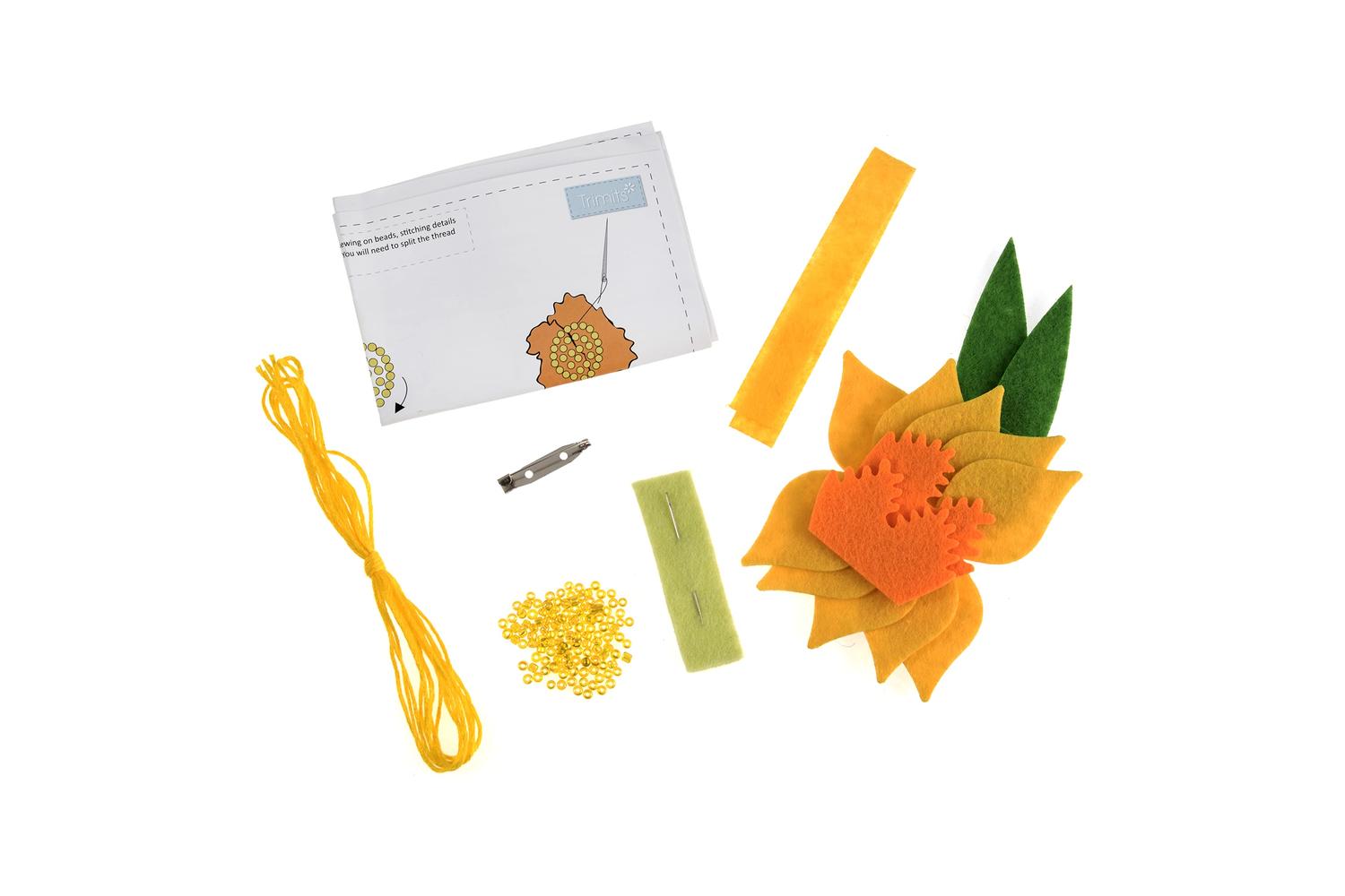Trimits Gro-gck081 - Felt Kit Daff Brooch - Felt Decoration-2