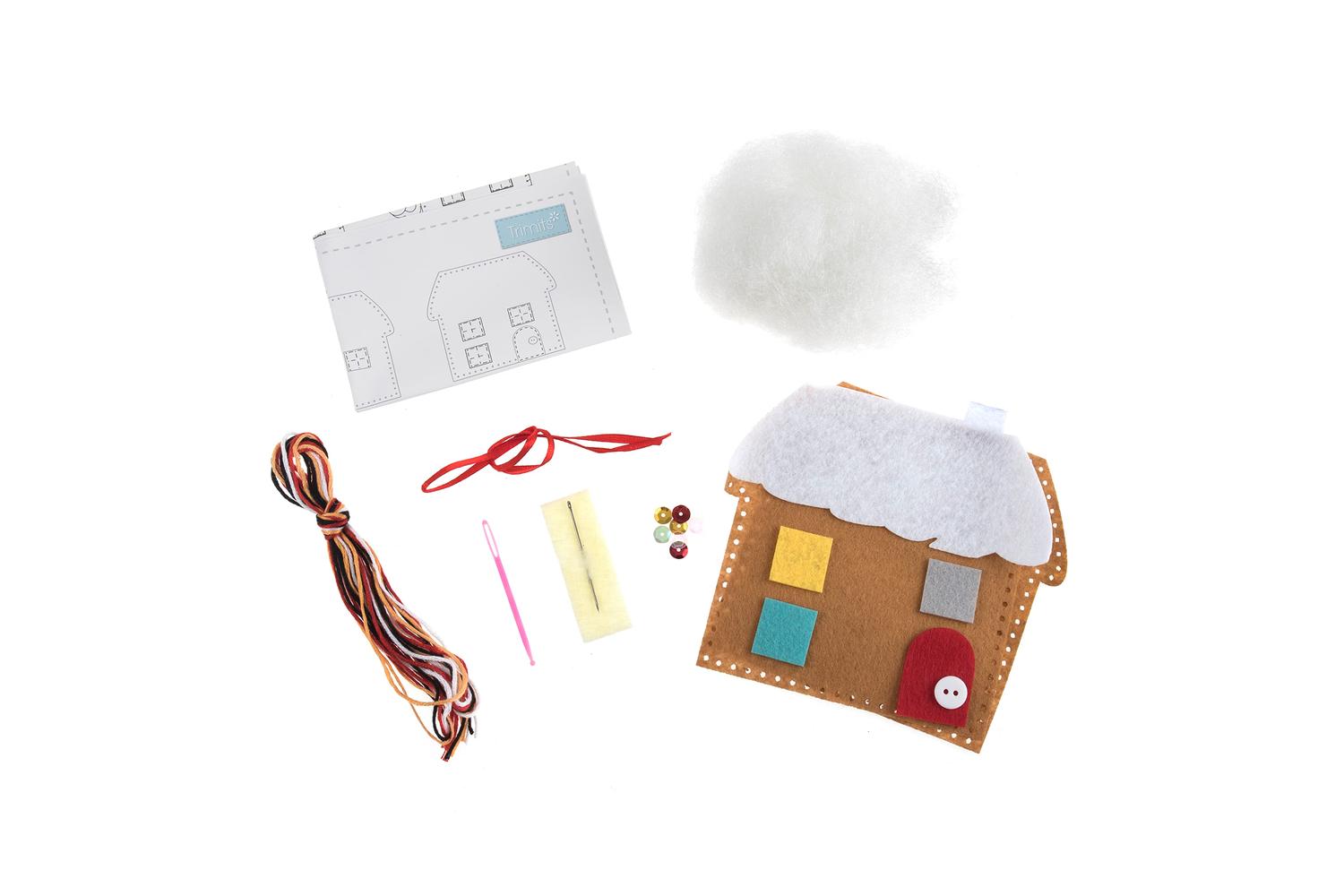 Trimits Gro-gck027 - Felt Decoration Kit Christmas Gingerbre-2