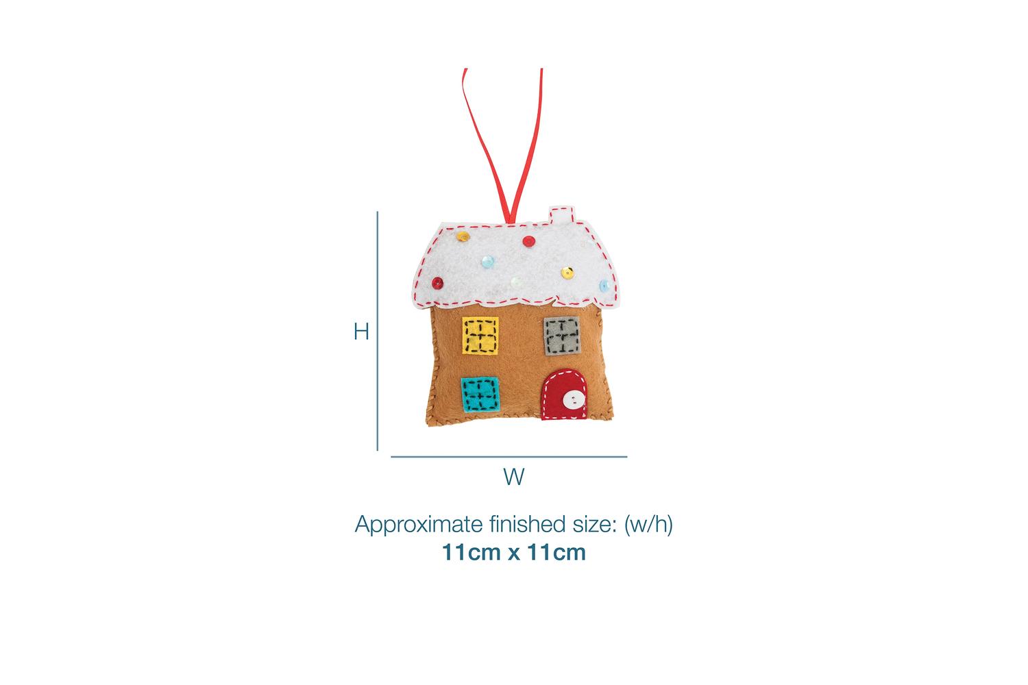 Trimits Gro-gck027 - Felt Decoration Kit Christmas Gingerbre-4