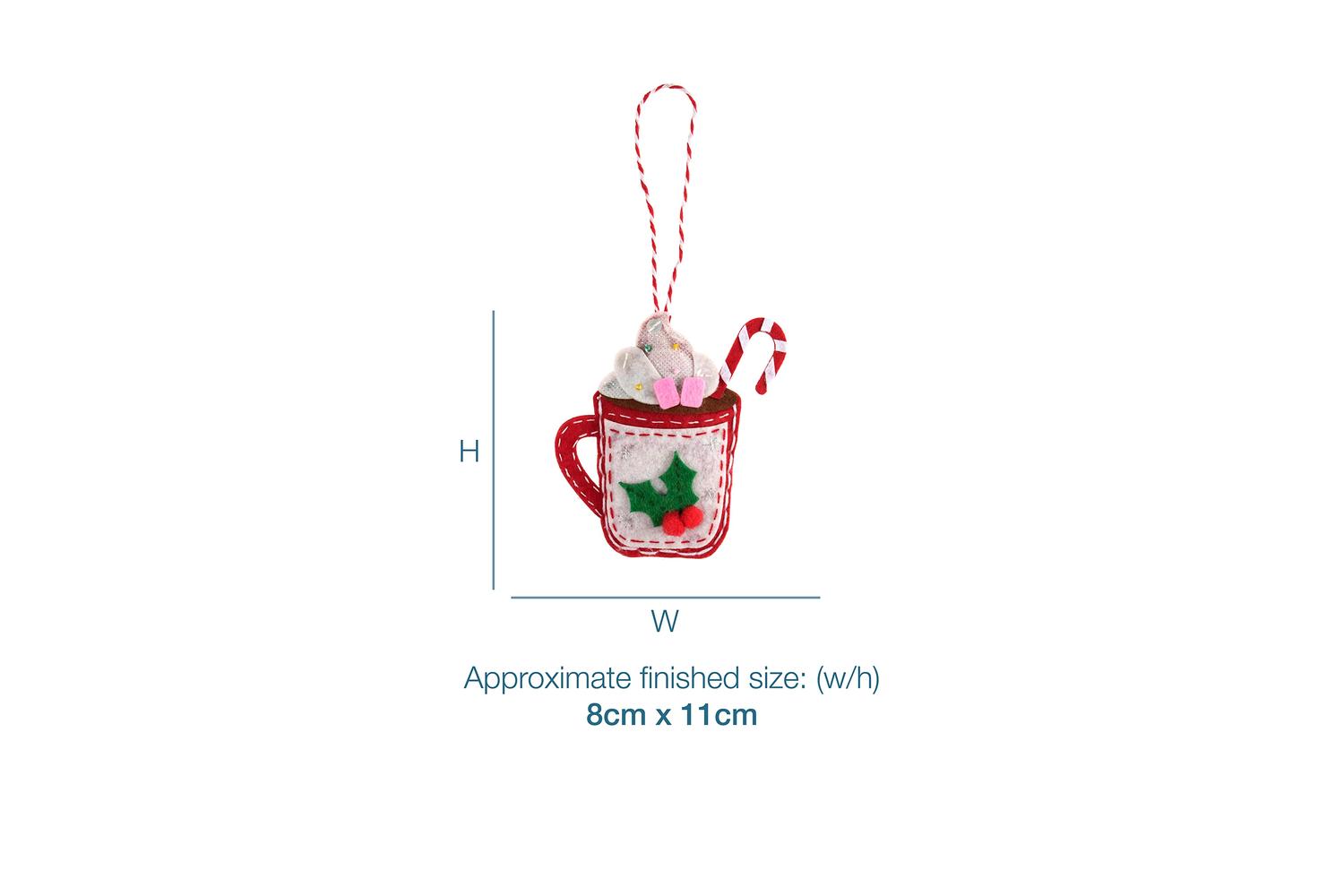 Trimits Gro-gck102 - Felt Kit Hchocolate - Felt Decoration K-3