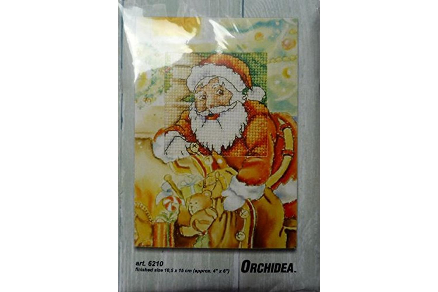 Orchidea Gro-orc.6210 - Cross Stitch Kit Greetings Card Sant