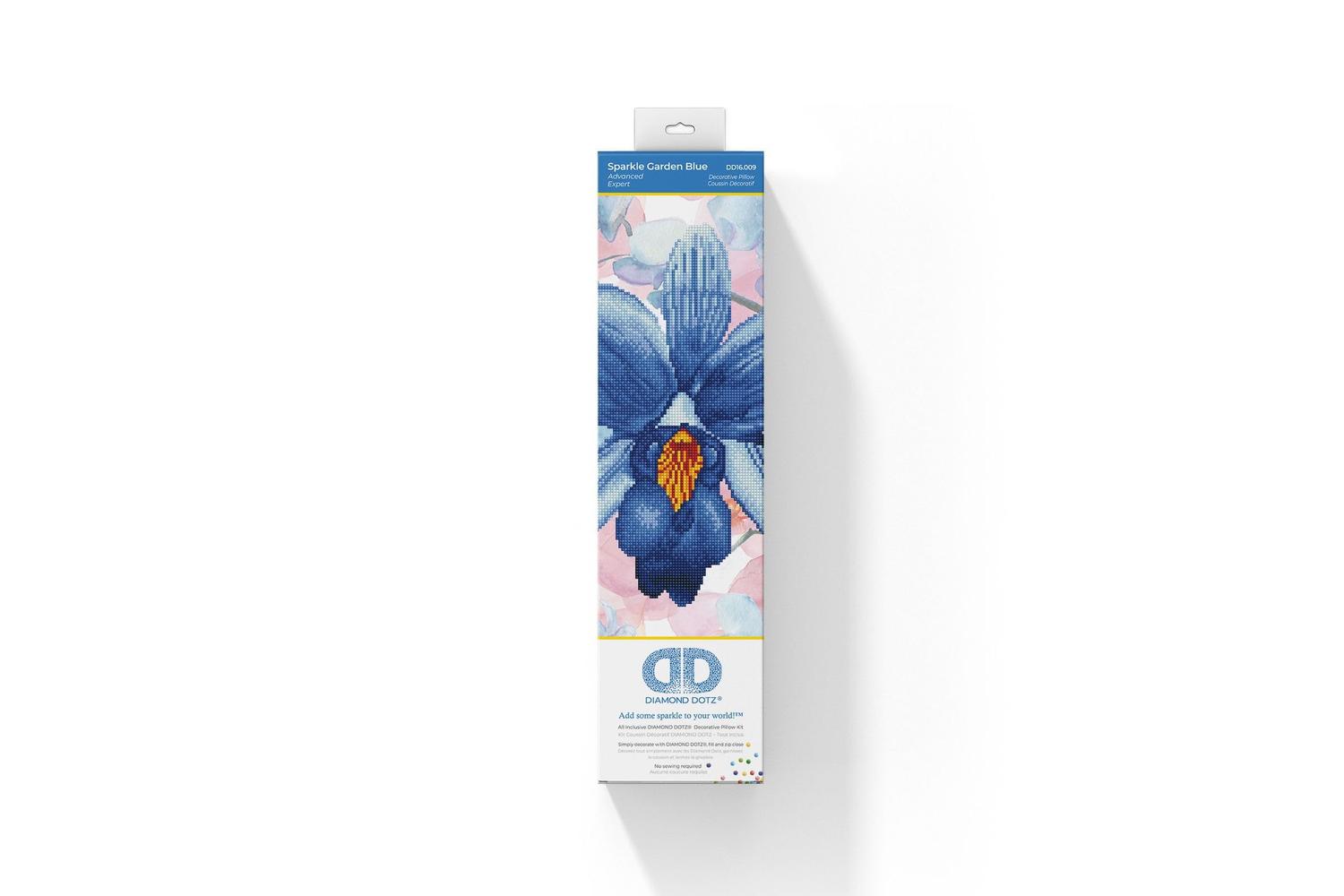 Diamond Dotz Gro-dd16.009 - Pillow Sgarden Blue - Diamond Pa-2