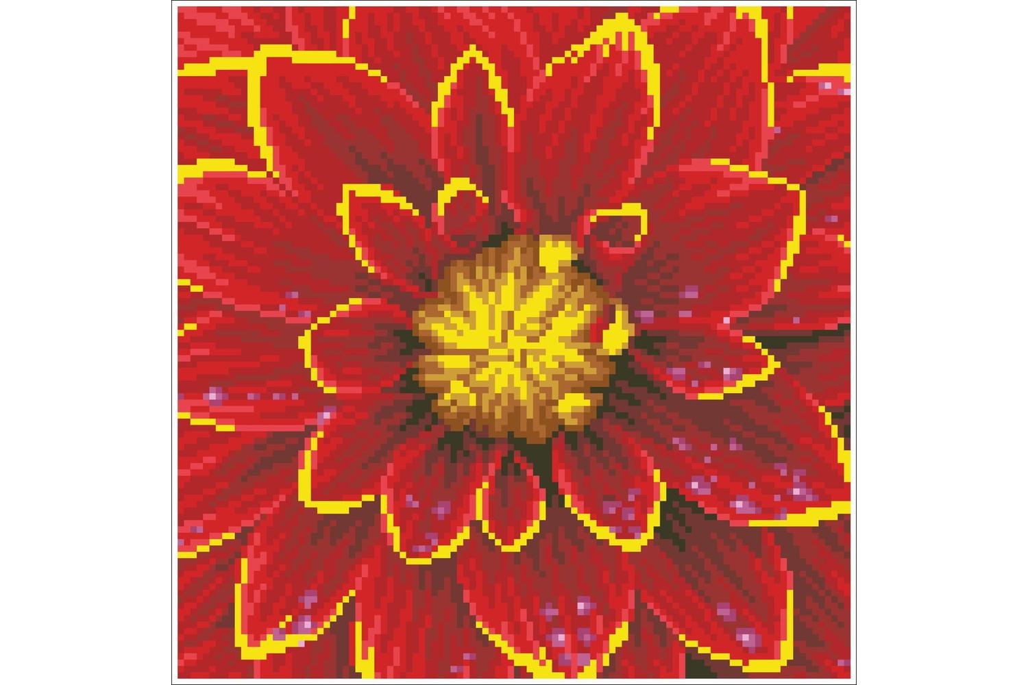 Diamond Dotz Gro-dd5.037 - Dahlia - Diamond Painting Kit Dah-4