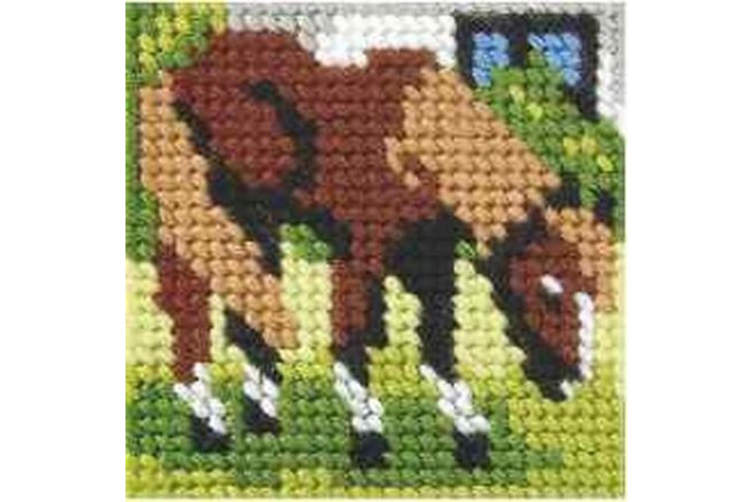 Orchidea Gro-orc.9631 - Emb Kit Horse - Needlepoint Kit My F