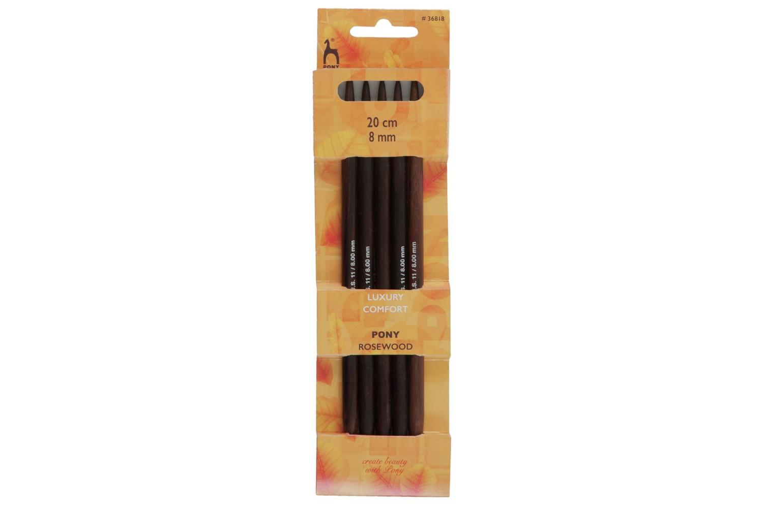 Pony Gro-p36818 - Rwood Kp De 20cmx800 - Knitting Pins Doubl