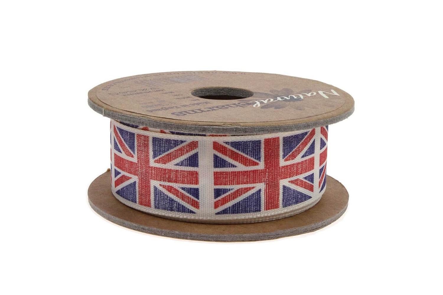 Berisfords Gro-c1348025\4 - Vintage Flag 3mx25mm - Ribbon Vi