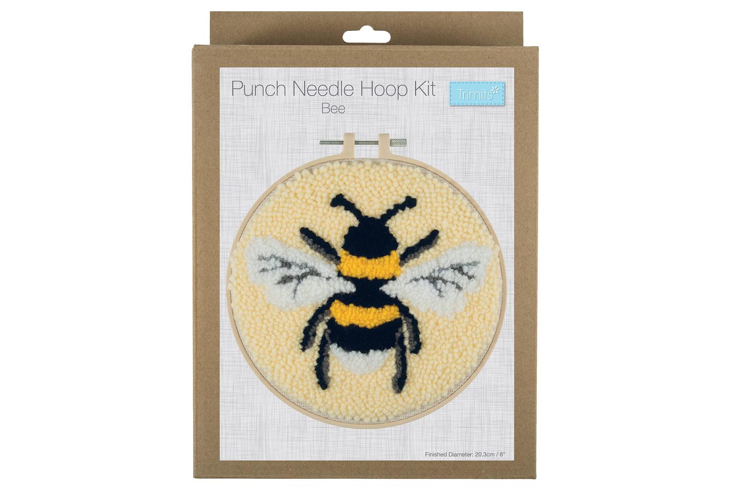 Trimits Gro-gck181 - Pneedle Hoop Bee - Punch Needle Kit Yar-2
