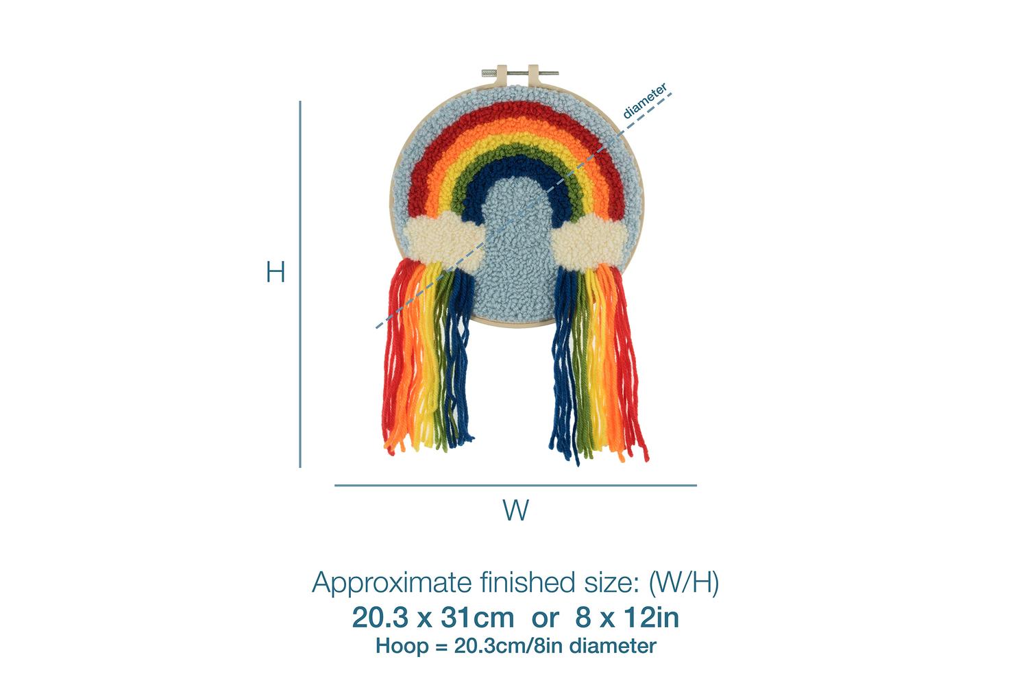 Trimits Gro-gck182 - Pneedle Hoop Rbow - Punch Needle Kit Ya-4