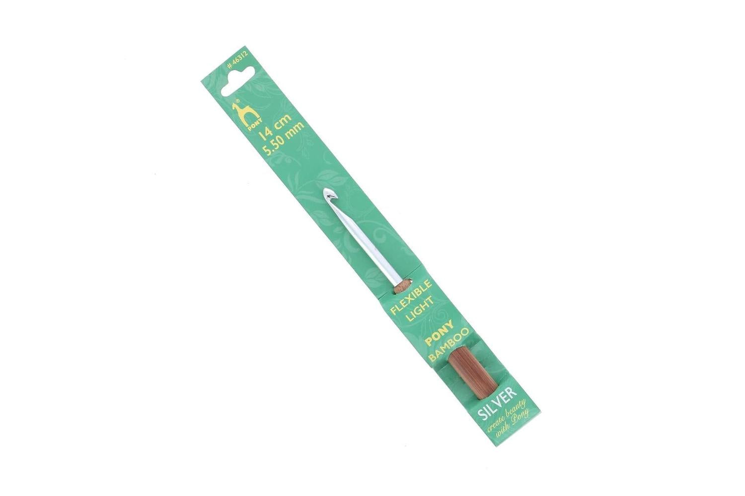 Pony Gro-p46312 - Chk Wbamb 550 - Crochet Hook Aluminium Wit-3