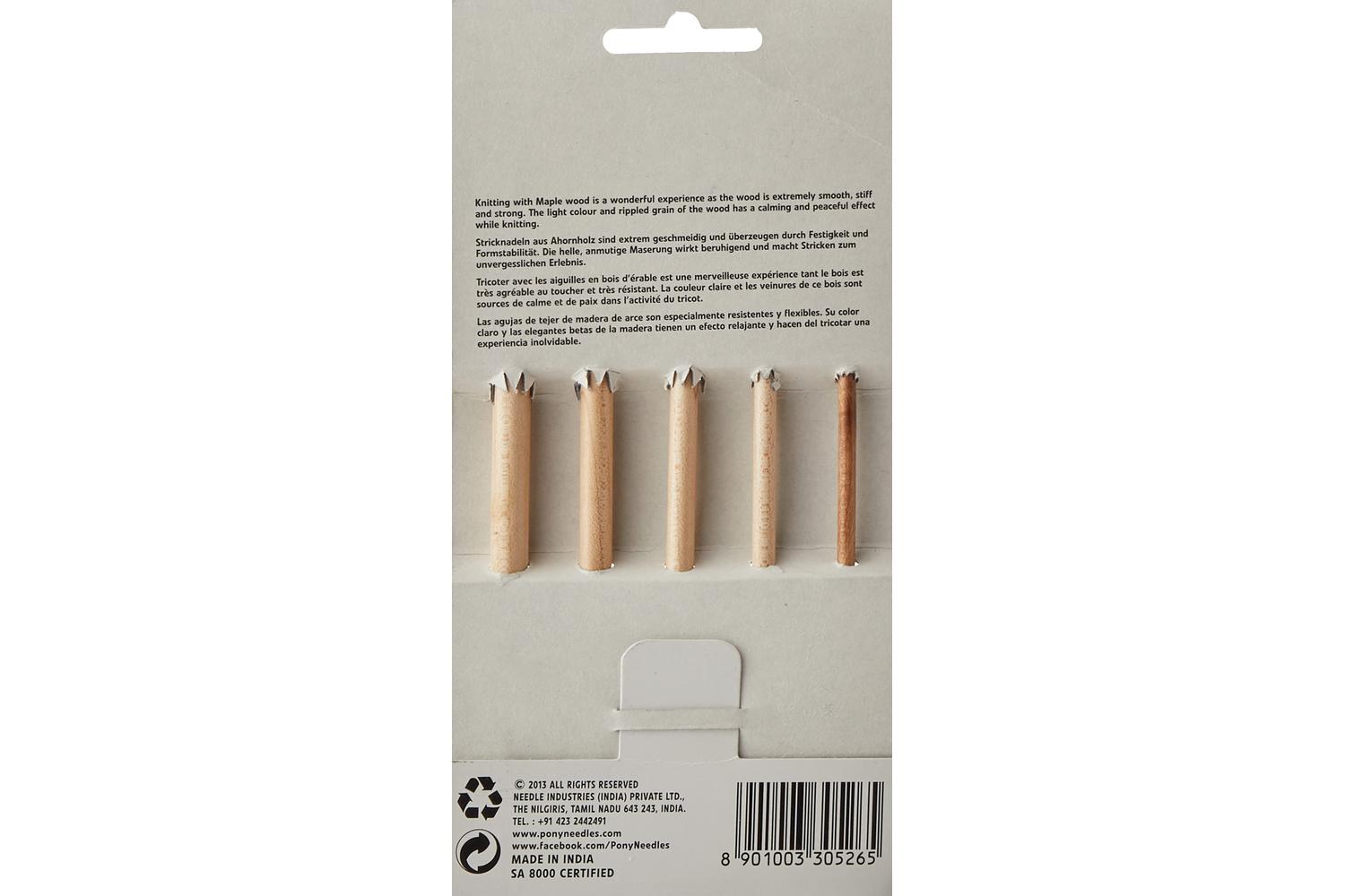 Pony Gro-p30526 - Maple Chk De Set - Crochet Hook Set Double-2