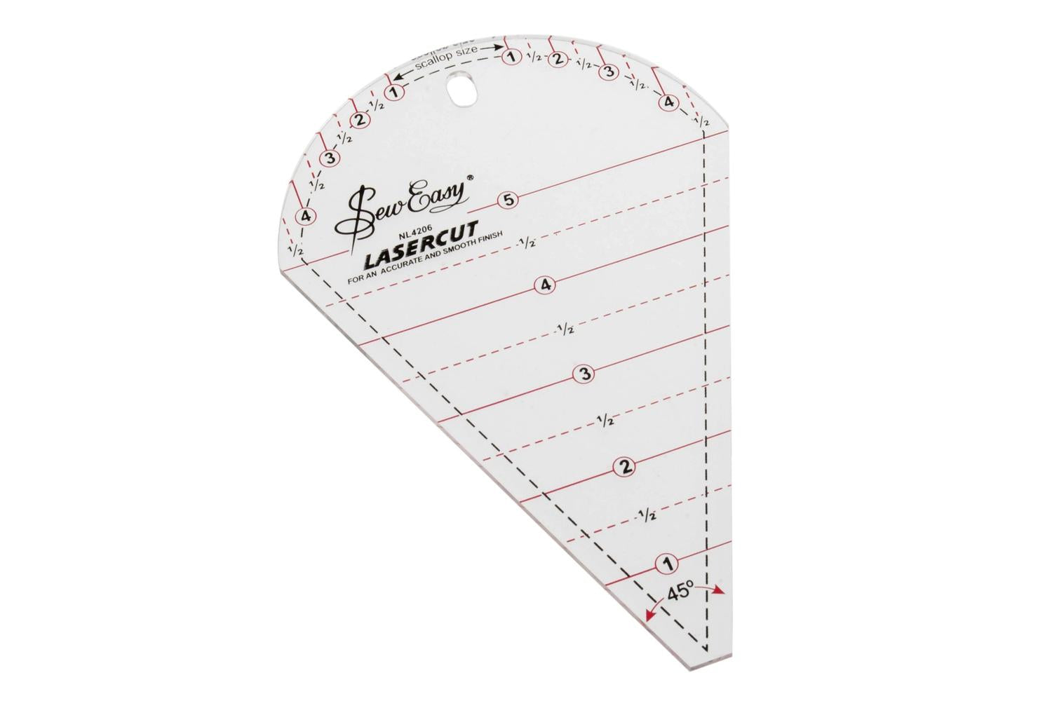 Sew Easy Gro-nl4206 - Pwork Petal - Template Patchwork Petal