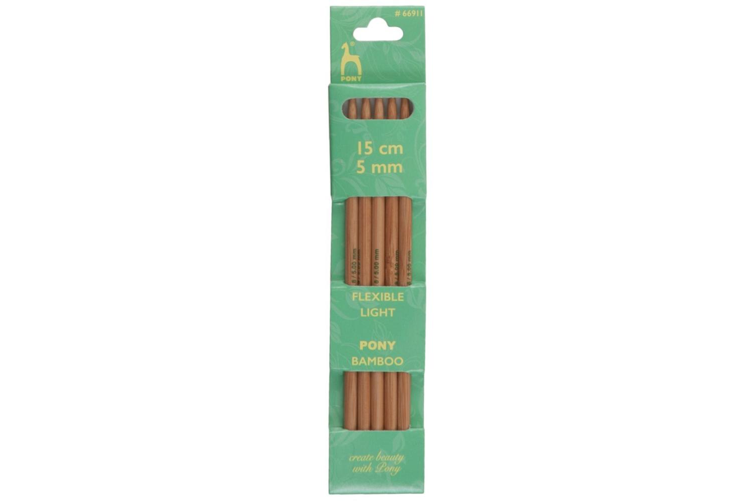 Pony Gro-p66911 - Bamb De Kp 15cmx500 - Knitting Pins Double