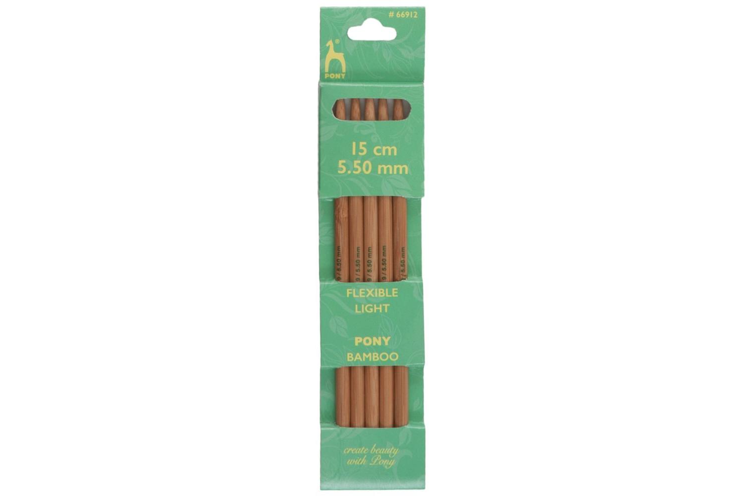 Pony Gro-p66912 - Bamb De Kp 15cmx550 - Knitting Pins Double