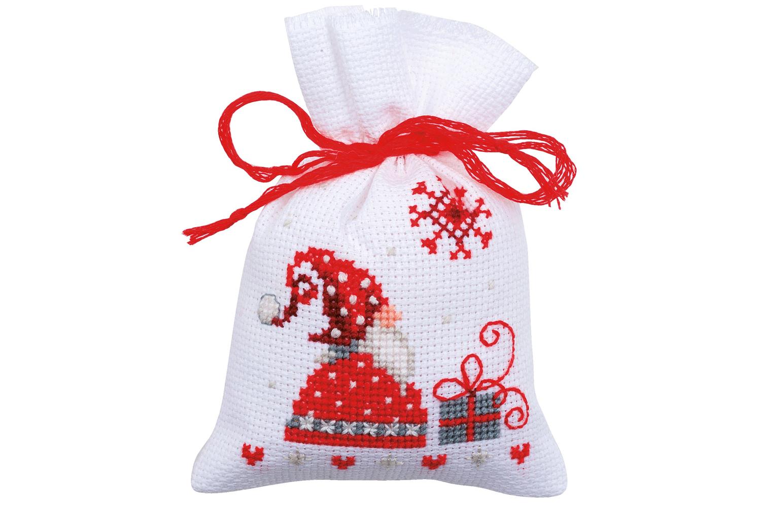 Vervaco Gro-pn-0165994 - Ppbag Pk3 Xmas Gnomes - Counted Cro-2